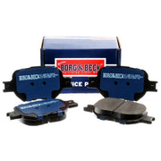 Borg & Beck Front & Rear Brake Discs & Pads fits Toyota Celica 1999-2005 1.8