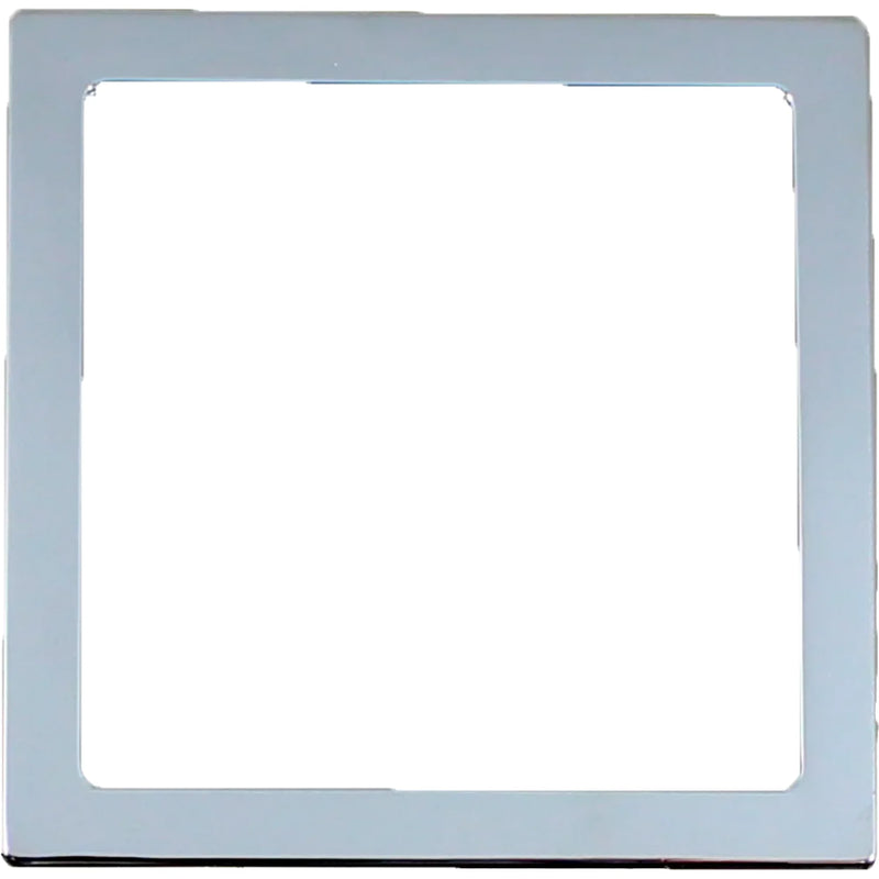 Fawo Single Frame High Gloss Silver Chrome 60x60mm