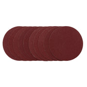 Draper Sanding Discs, 125mm, Hook & Loop, 80G (Pack of 10) 02694 Draper - Dynamic Drive