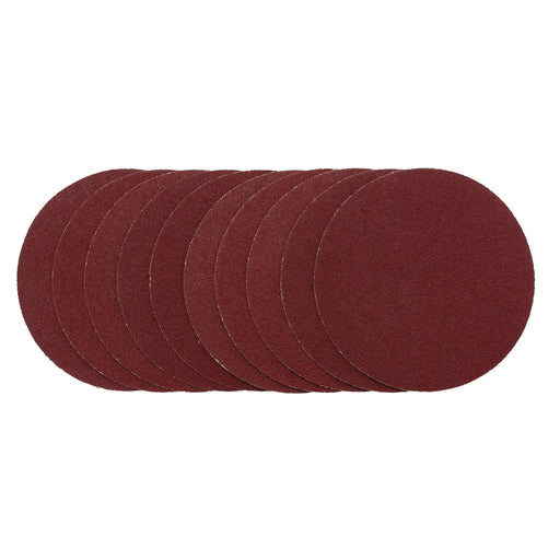 Draper Sanding Discs, 125mm, Hook & Loop, 80G (Pack of 10) 02694 Draper - Dynamic Drive