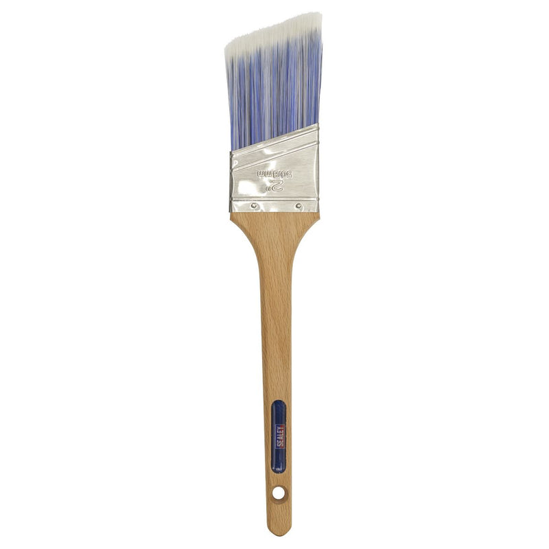 Sealey Wooden Handle Cutting-In Paint Brush 50mm SPBA50 Sealey - Dynamic Drive