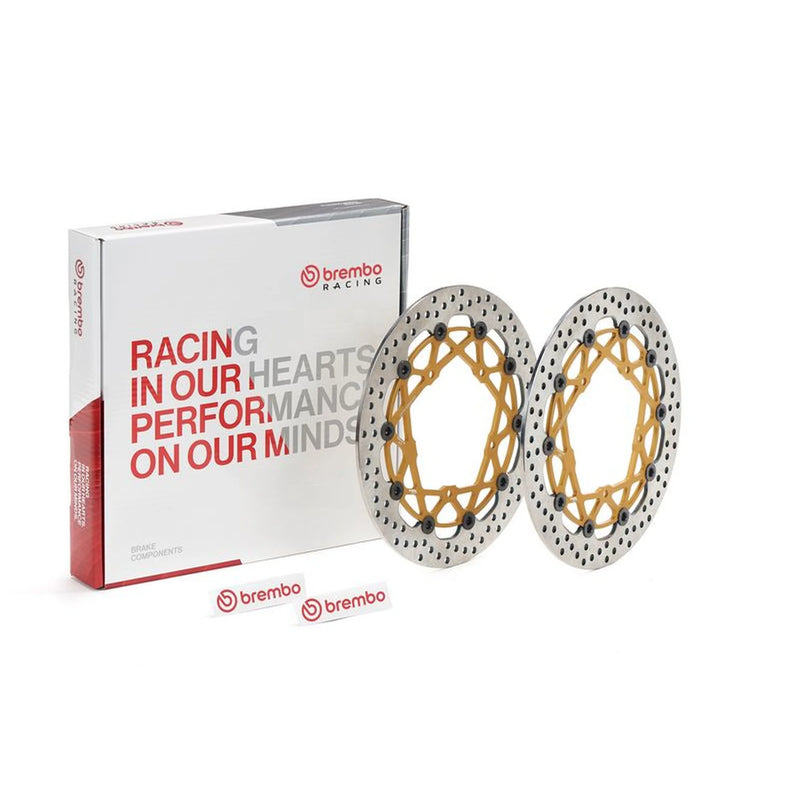 Brembo 2 x Floating Brake Disc Brake Discs fits Yamaha Fz 2006-2013