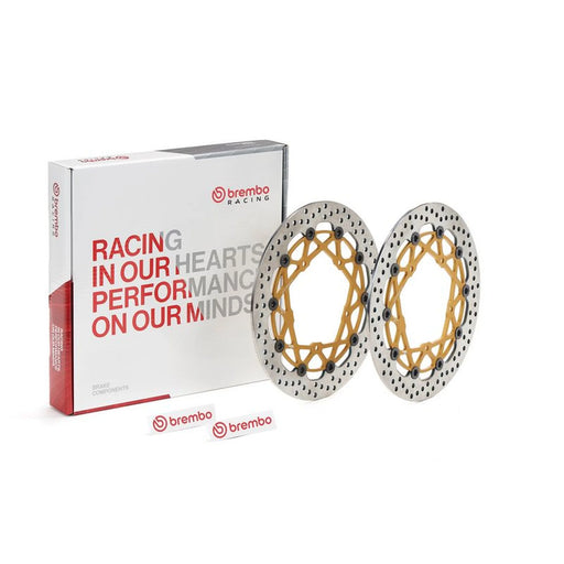 Brembo 2 x Floating Brake Disc Brake Discs fits Yamaha Fz 2006-2013