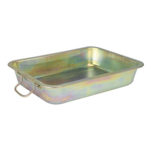 Sealey Metal Drain Pan 12L DRPM2 Sealey - Dynamic Drive