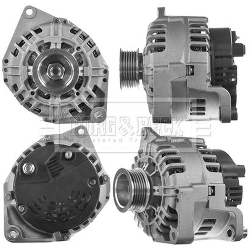 Borg & Beck Car Alternator 12V fits Citroën Relay I 2000-2002 2.8