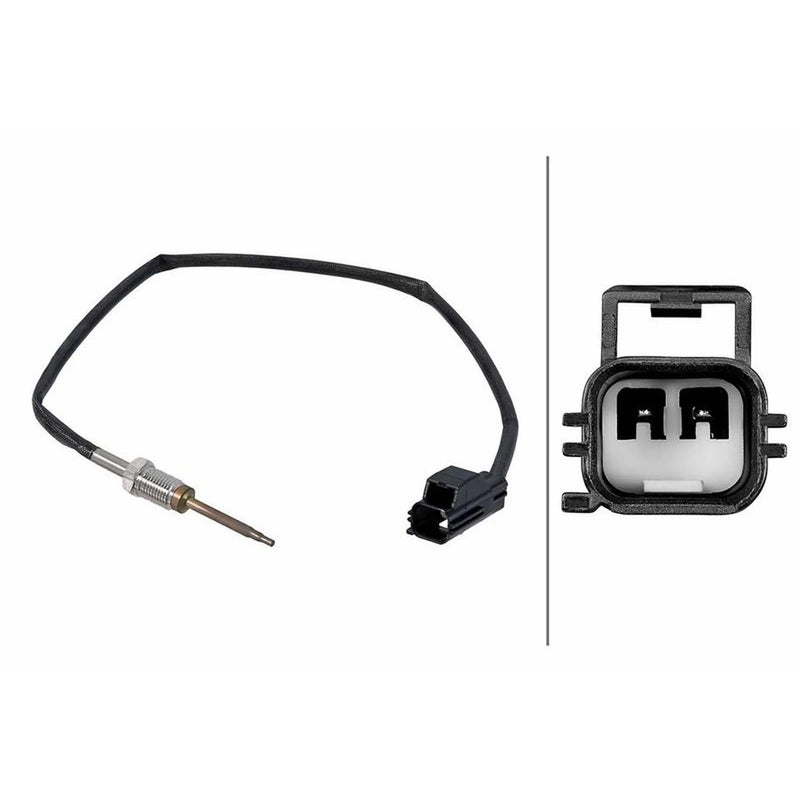 Hella Exhaust Gas Temperature Sensor before soot particulate fits Ford C-Max II