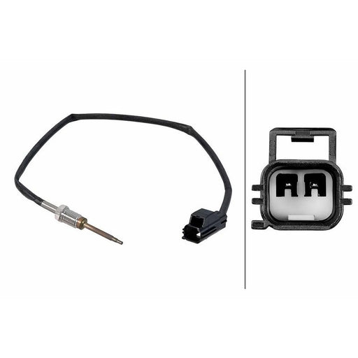 Hella Exhaust Gas Temperature Sensor before soot particulate fits Ford C-Max II