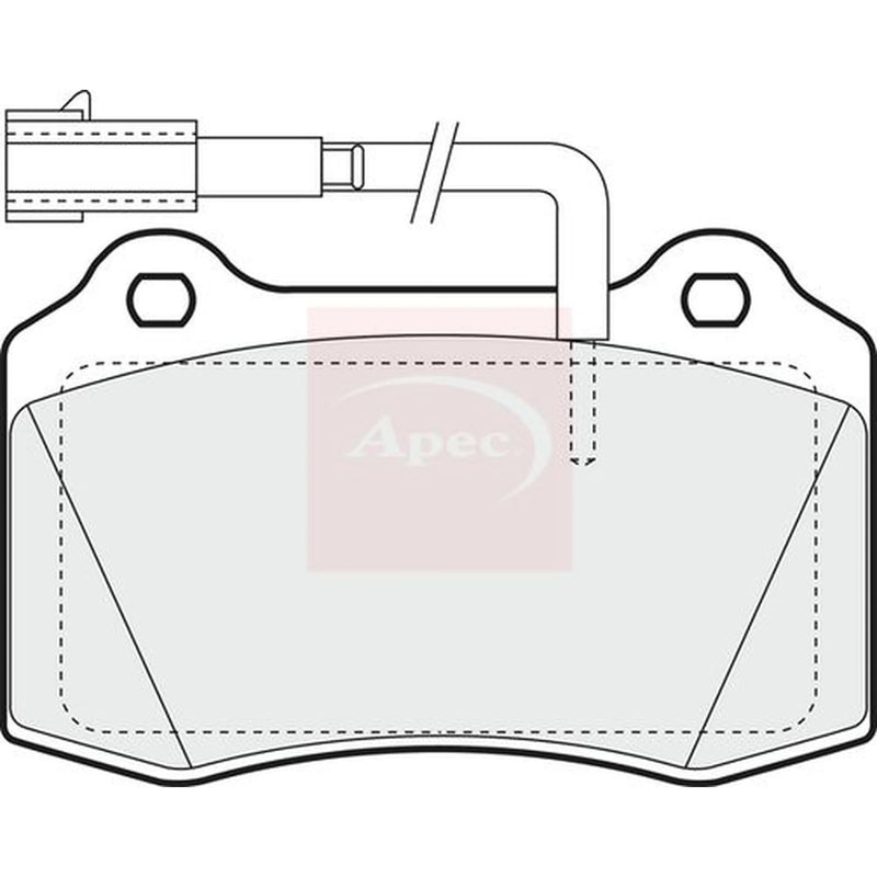 Apec Front Brake Pad Set PAD1297