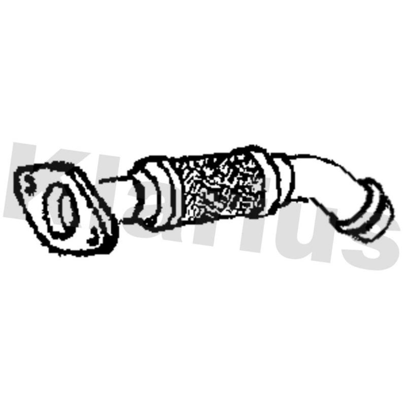 Klarius Exhaust Flexible Pipe fits Mercedes-Benz A-Class 2012-2018