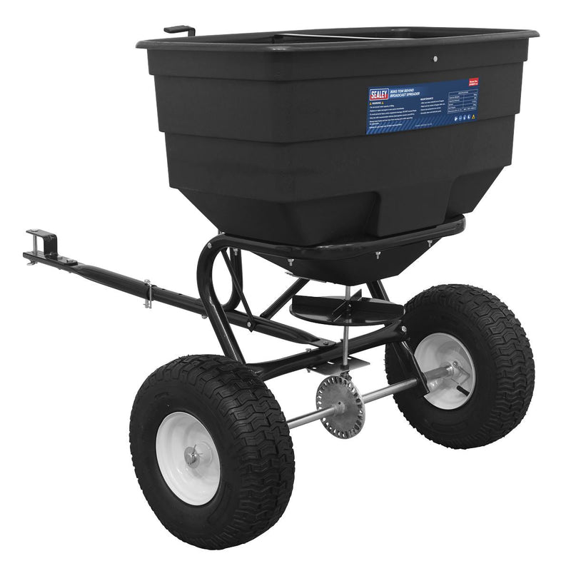 Sealey Broadcast Spreader 80kg Tow Behind SPB80T Sealey - Dynamic Drive