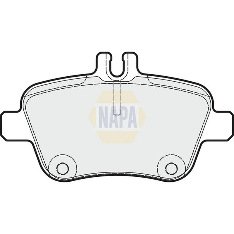 NAPA Rear Brake Pad Set fits Infiniti Q30 2015 on 1.5 1.6 2.0 2.2