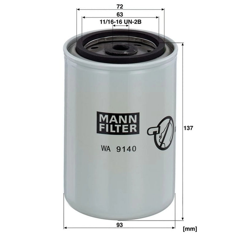 MANN-FILTER Coolant Filter Cartridge