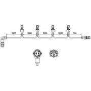 Hella Side Marker Light Connecting Cable 8KB 340 820-421