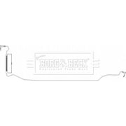 Borg & Beck Brake Hydraulic Hose Line outer BBH8589