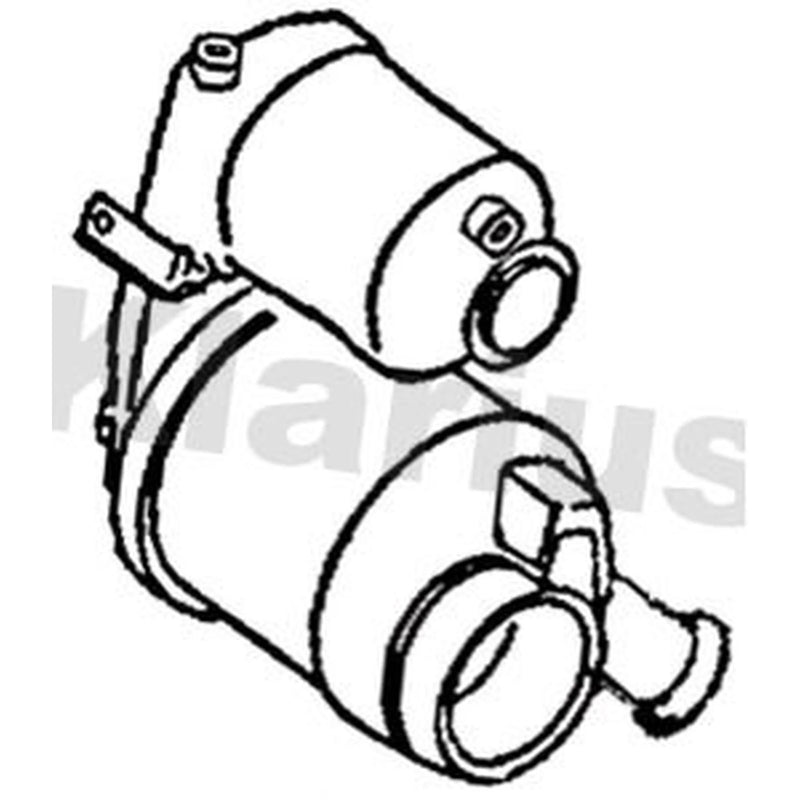 Klarius Diesel Particulate Filter W/Cat T/A fits Audi A3 2012-2020 2.0