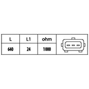 Hella Crankshaft Position Sensor fits Citroën Relay I 2000-2002 2.8