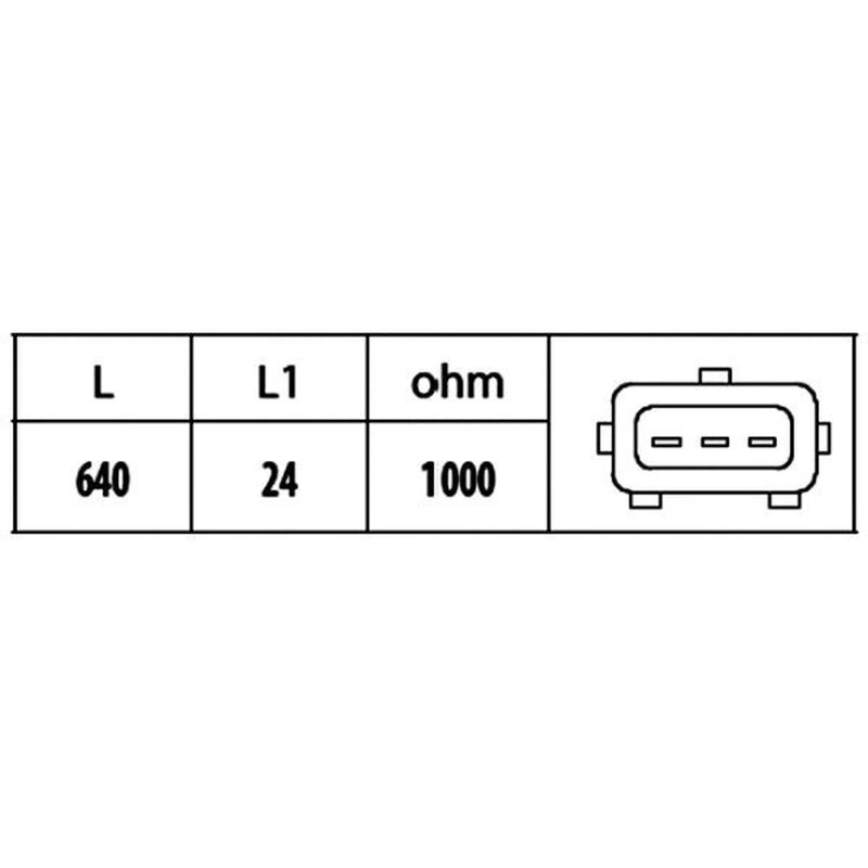 Hella Crankshaft Position Sensor fits Citroën Relay I 2000-2002 2.8