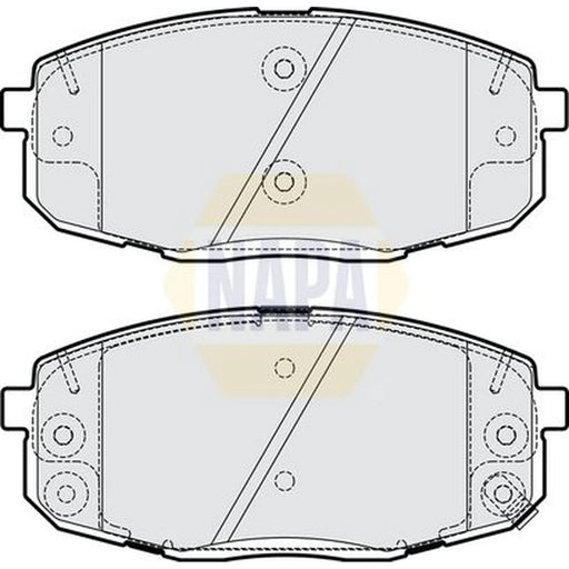 NAPA Front Brake Pad Set NBP1876