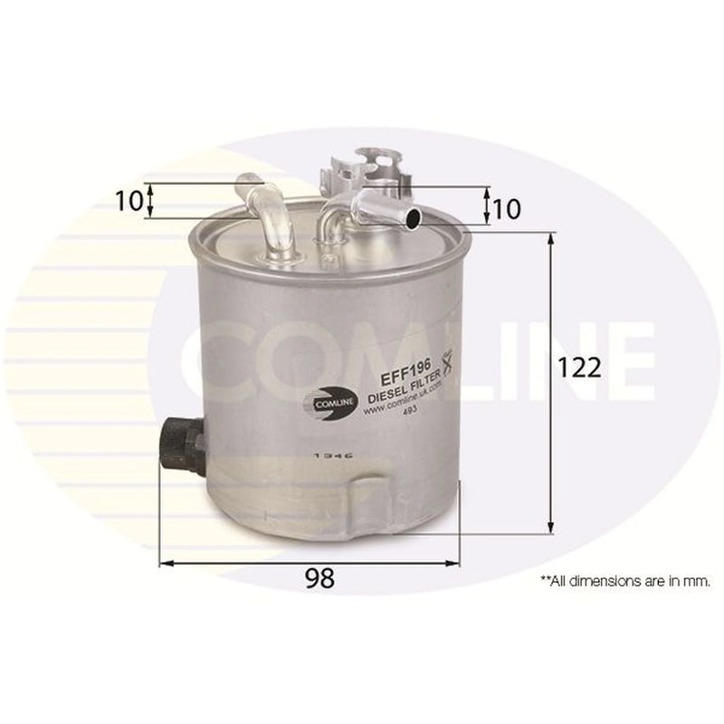 Comline Fuel Filter Element fits Dacia Logan 2005-2012 1.5
