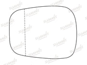 Summit Non-Heated Base Plate With Blind Spot Mirror Glass fits Renault Kangoo 01 on LHS RHS Summit - Bars 4 Cars