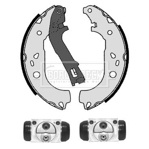 Borg & Beck Brake Shoe Set Axle Kit BBS1027K