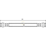 NAPA Brake Hydraulic Hose Line Rear Right NBH1347