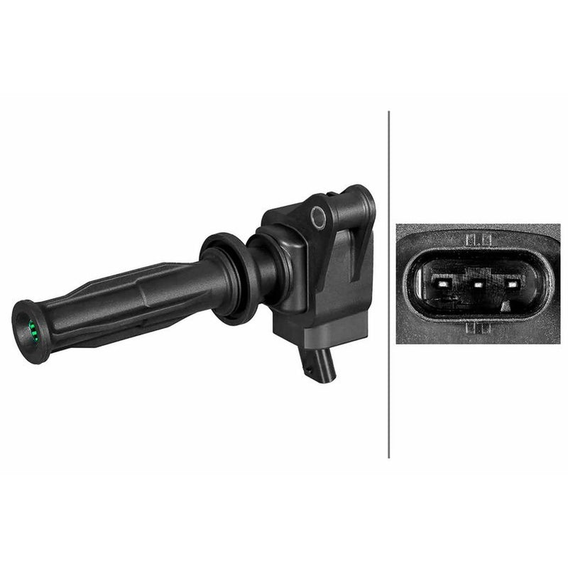 Hella Ignition Coil Pack fits Ford Galaxy 2010-2015 2.0
