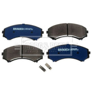 Borg & Beck Front Brake Discs & Pads fits Mitsubishi Proudia 1999-2001 4.5