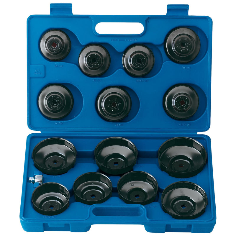 Draper Oil Filter Cup Socket Set, 3/8" Sq. Dr. (15 Piece) 40105 Draper - Dynamic Drive