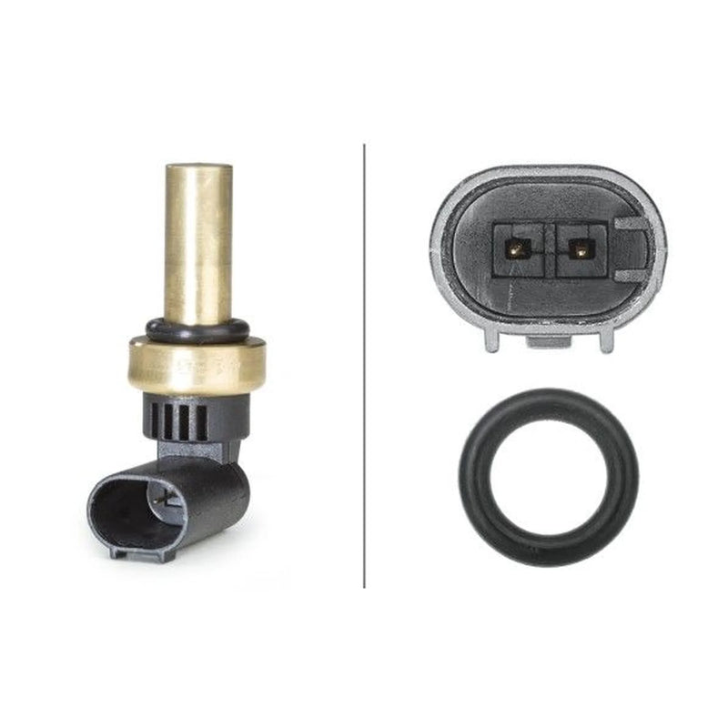 Hella Coolant Temperature Sensor Rear fits Chevrolet Aveo 2011-2015 1.2 1.4 1.6