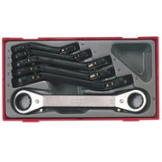 Teng TTRORS Metric Ratchet Ring Spanner Set, 6 Piece - TC38