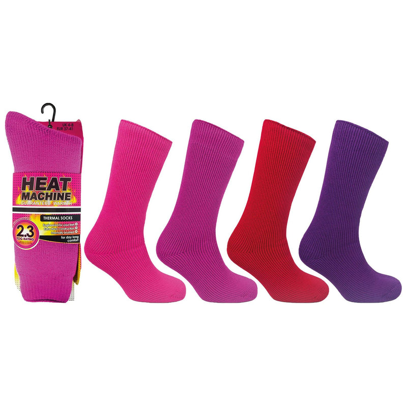 Ladies thermal insulated socks (assorted colours) 3342 UK Camping And Leisure - Dynamic Drive
