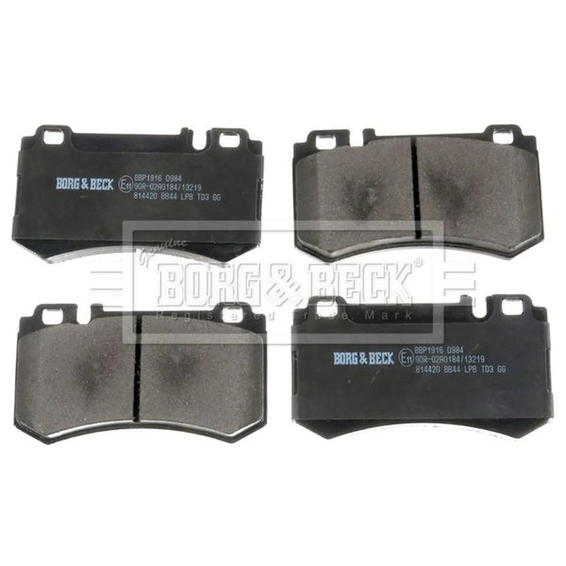 Borg & Beck Rear Brake Discs & Pads fits Mercedes-Benz Clk 2004-2005 209.376