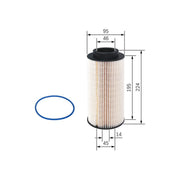 Bosch Fuel Filter Element fits Man Tgx I 2014-2021