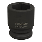 Sealey Impact Socket 33mm 3/4"Sq Drive IS3433 Sealey - Dynamic Drive