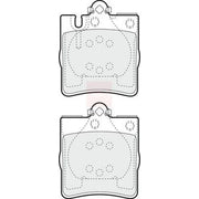 Apec Front & Rear Pads fits Mercedes-Benz Slk 2004-2011 171.456 171.458