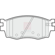 Apec Front & Rear Pads fits Kia Rio II 2008-2011 1.5
