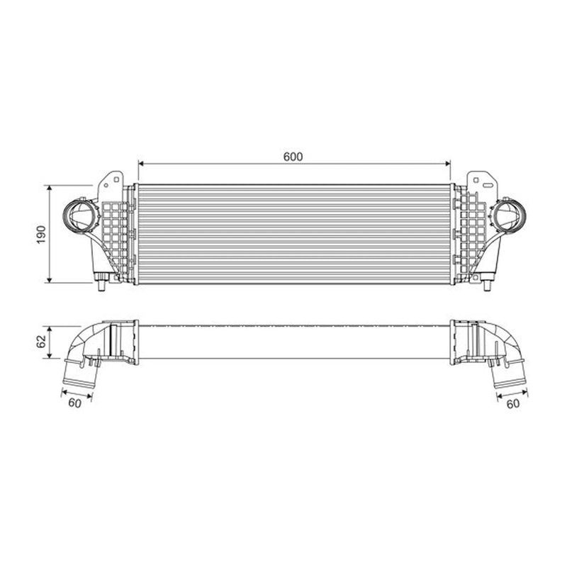 Valeo Intercooler (Charge Air Cooler) 818694