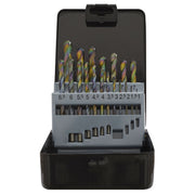 Seigen by Sealey HSS Drill Bit Set 19pc Edge Ground Metric DIN 338 S0868 Seigen by Sealey  - Dynamic Drive