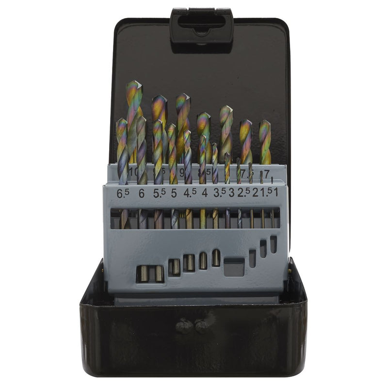 Seigen by Sealey HSS Drill Bit Set 19pc Edge Ground Metric DIN 338 S0868 Seigen by Sealey  - Dynamic Drive