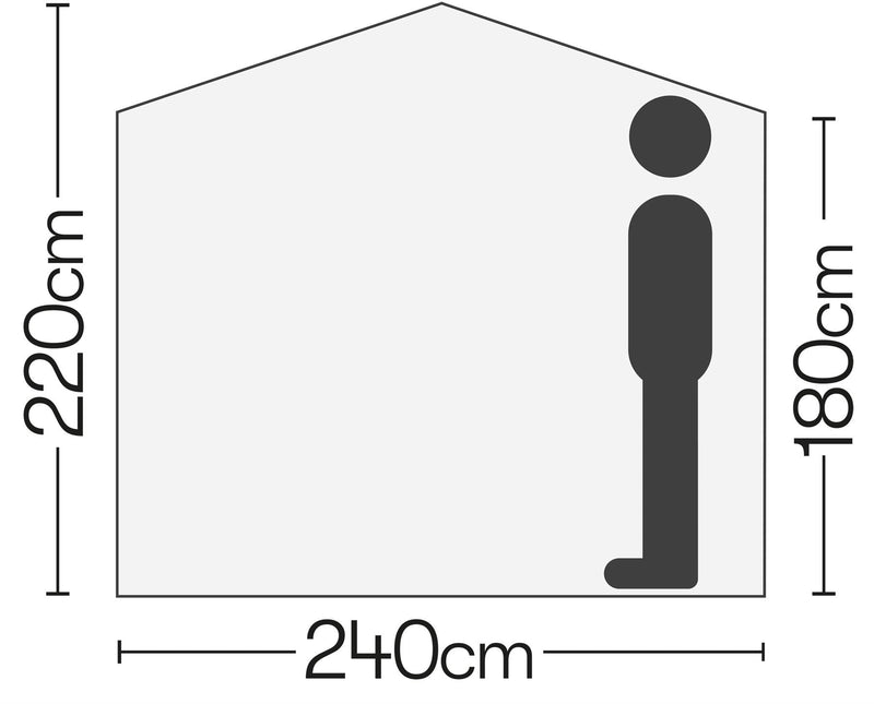 Quest Screen House 4 Pro pop up Gazebo (Grey) Quest Leisure - Dynamic Drive