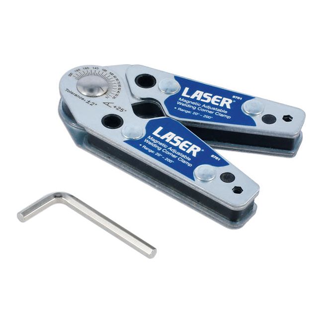 Laser Magnetic Adjustable Welding Corner Clamp - 8751 Laser - Dynamic Drive