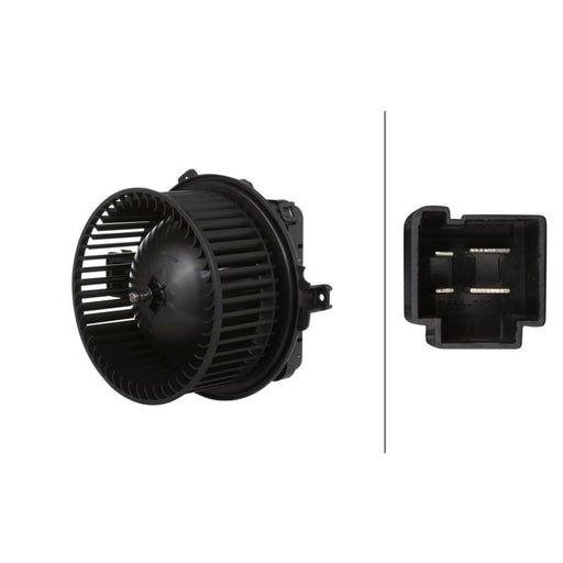 Hella Heater Blower Fan Front fits Audi A4 Allroad B9 2016-2020 2.0 3.0