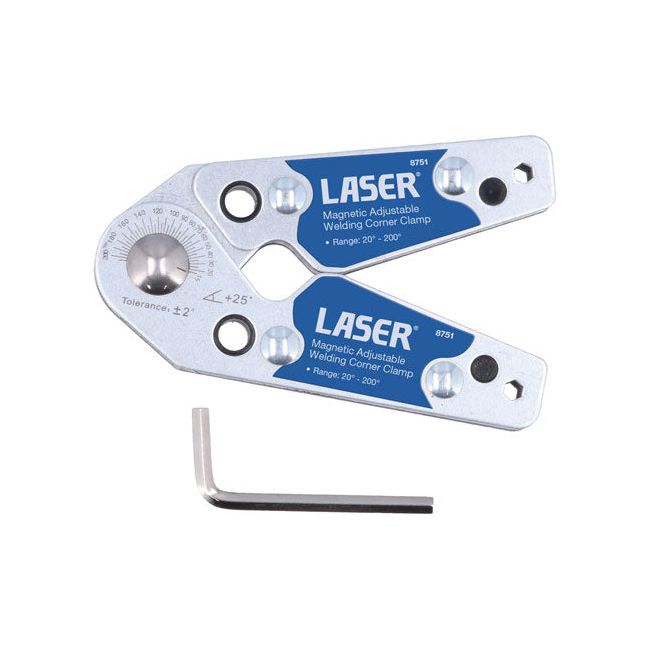 Laser Magnetic Adjustable Welding Corner Clamp - 8751 Laser - Dynamic Drive