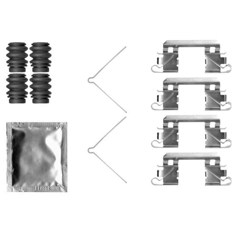 Mintex Brake Pad Accessory Fitting Kit Front fits Honda Jazz IV 2015 on 1.3
