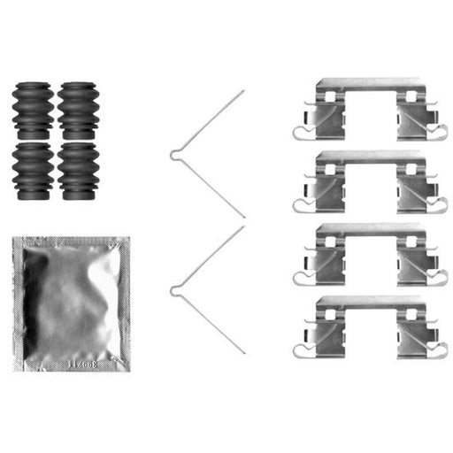 Mintex Brake Pad Accessory Fitting Kit Front fits Honda Jazz IV 2015 on 1.3