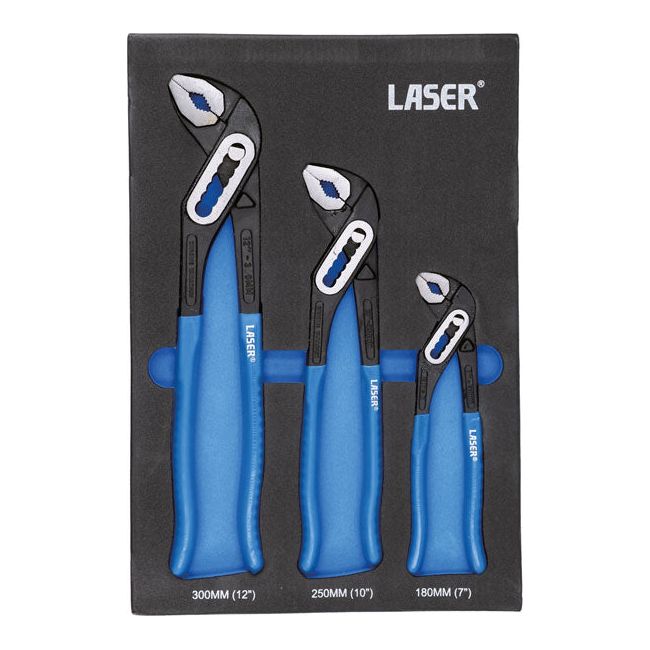 Laser Water Pump Plier Set 3pc - 8756 Laser - Dynamic Drive