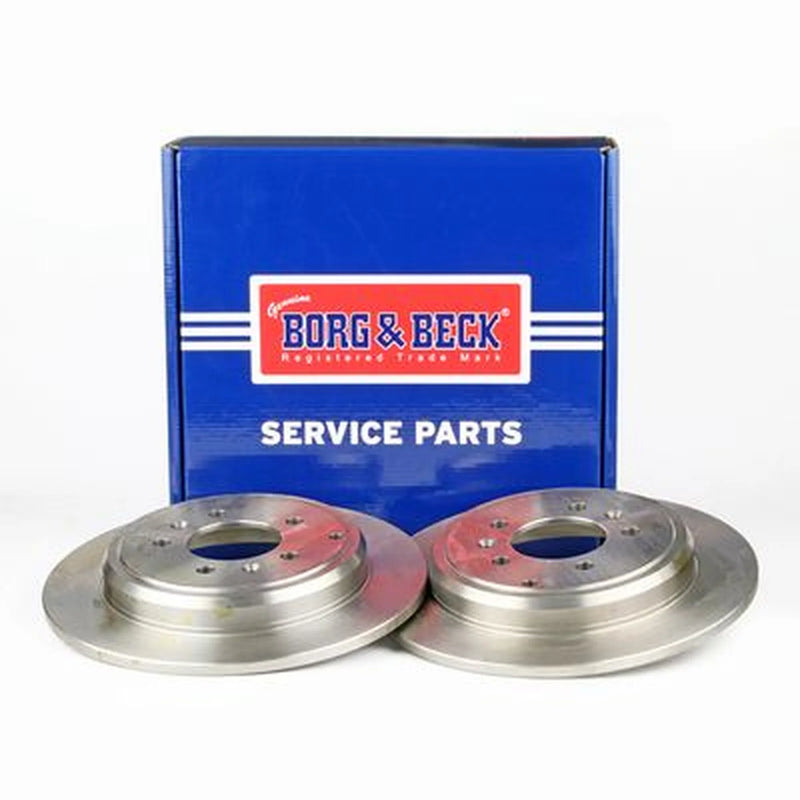 Borg & Beck Rear Brake Discs & Pads fits Peugeot 605 1989-1999 2.0 2.1 2.5 3.0