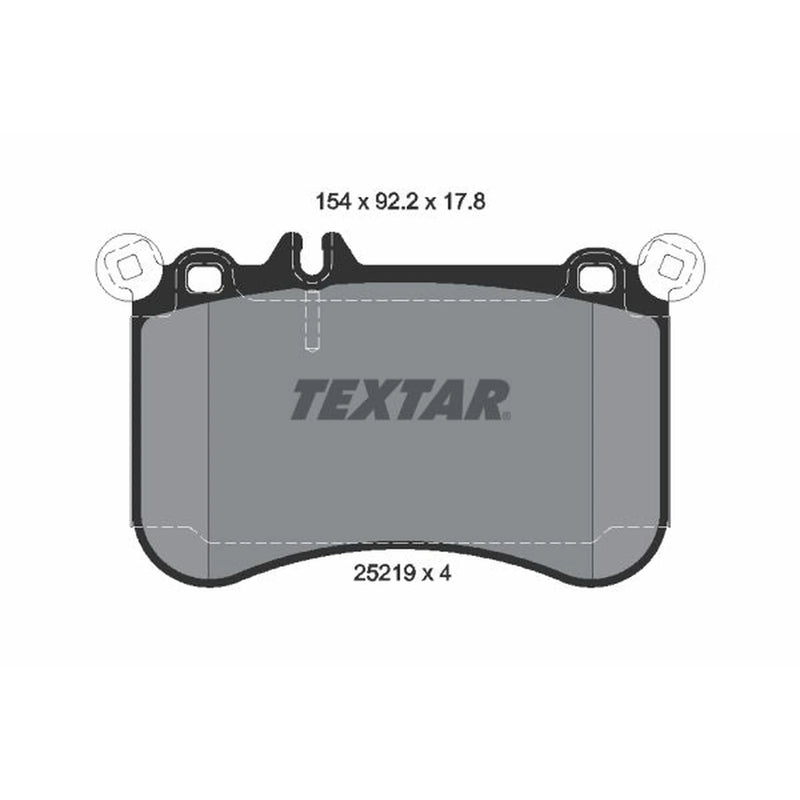 Textar Front Brake Pad Set 2521901