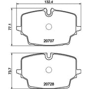 Mintex Front & Rear Pads fits Mini Mini 2024-2025